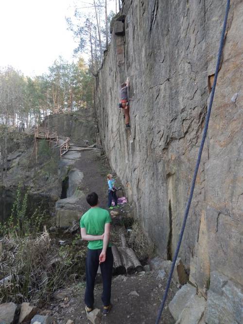 Zadyraka (6c) One hang