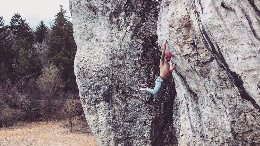 Scared for life 8A+ Moravian Karst