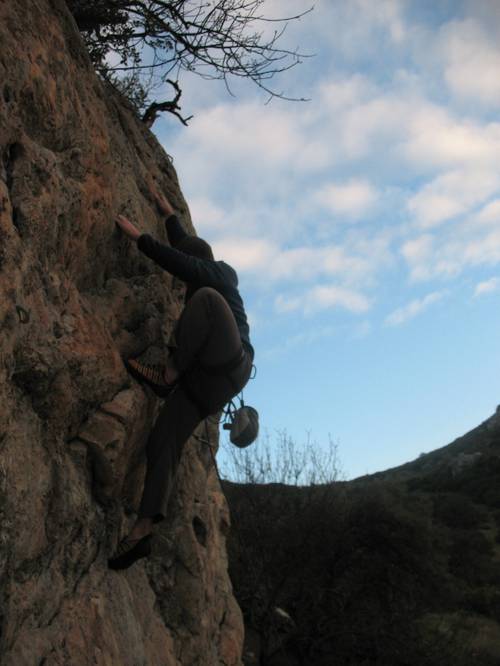 La Anorexica 6a+, Espiel, by Fernando