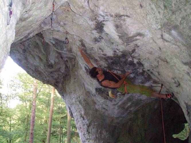 Grüne Banane 7c+, FRANKENJURA 2011