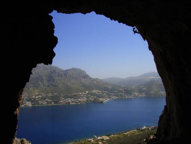 Princess, 7c(+) , Telendos, in face of Kalymnos, Grece.
