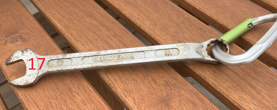 A wrench is crucial for the safety